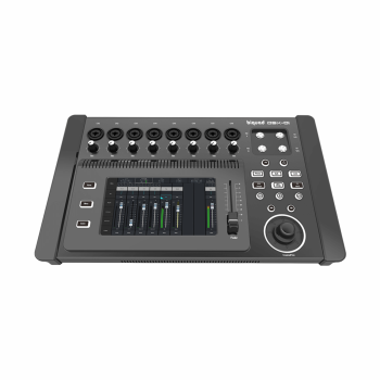 DSX-01 Mixer Produção, Digital, Fader Deslizante, 8 Mic In + 4 Line In, USB